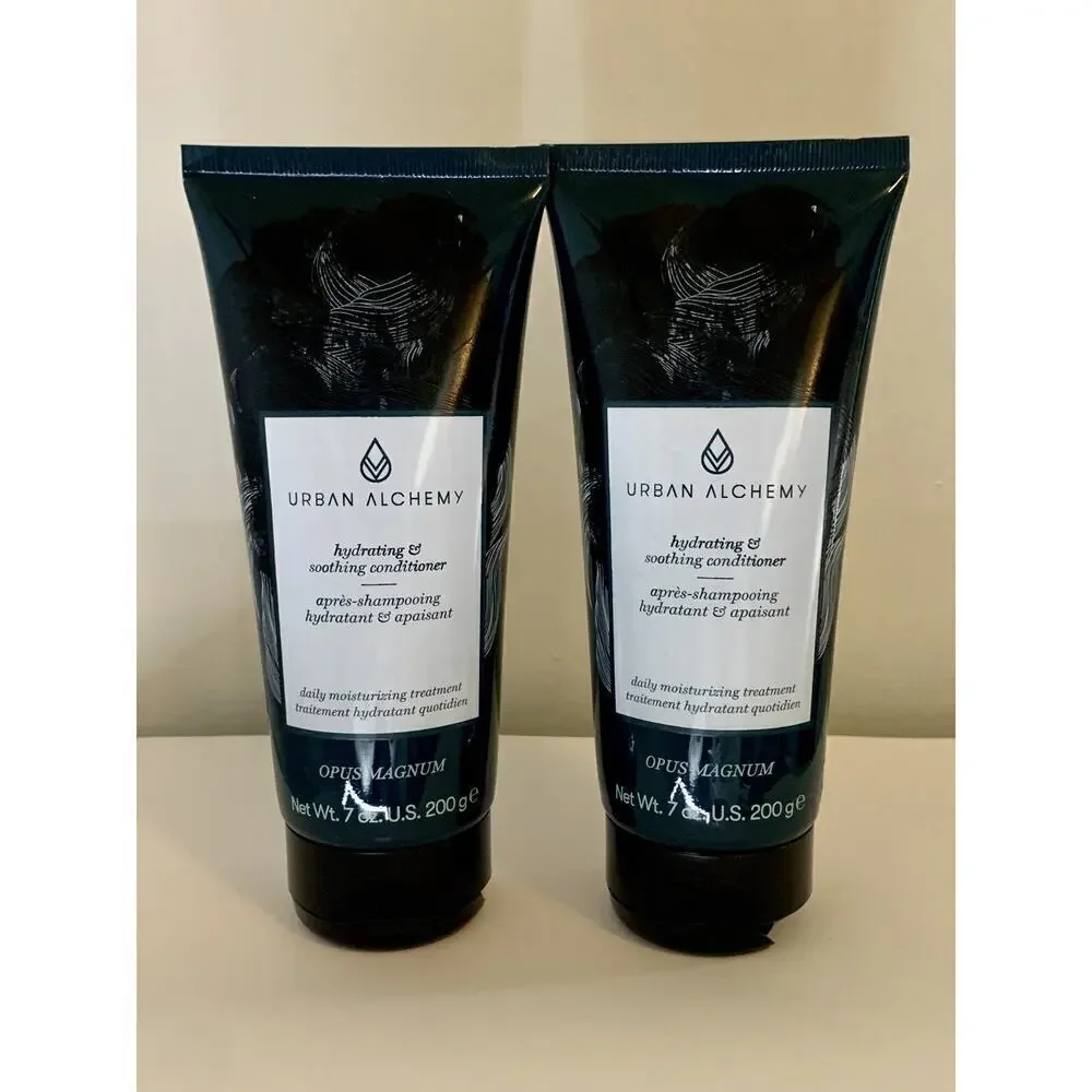 SET 2 Urban Alchemy OPUS MAGNUM Hydrating Soothing Conditioner 7 OZ NEW *READ**